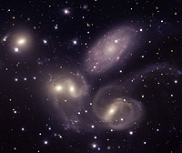 Stephan's Quintet (NGC7317, NGC7318A, NGC7318B, NGC7319, NGC7320)